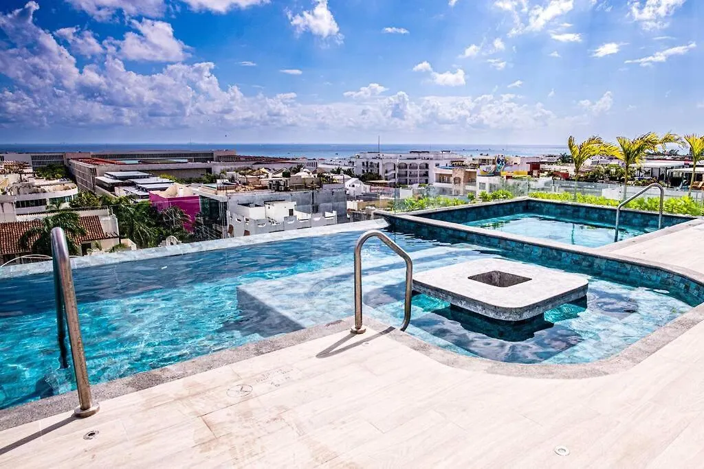 Ocean View Studio, Rooftop Pool, Steps From Beach Hyatt Πλάγια Ντελ Κάρμεν Διαμέρισμα